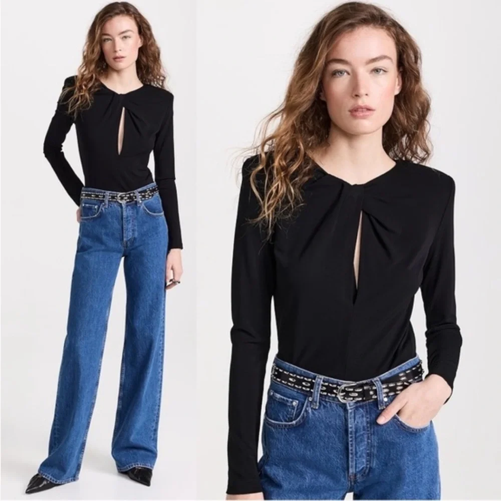 NWT Anine Bing Amaya Cut Out Top Size Large - Picture 1 of 10